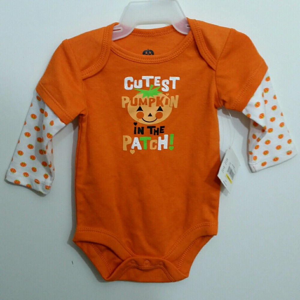 Cutest Pumpkin In The Patch 0-3 month onesie NWT